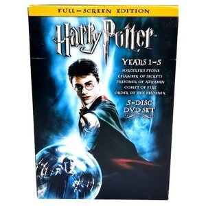 Warner Bros Harry Potter Years 1-5‎ DVD Box Set Full Screen Edition 5-Disc